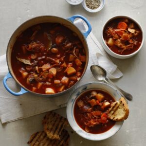 Vegetarian Mushroom & Sauerkaut Goulash