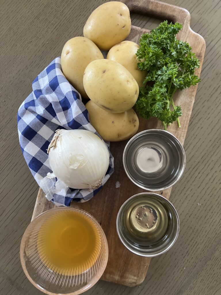 Potato salad ingredients