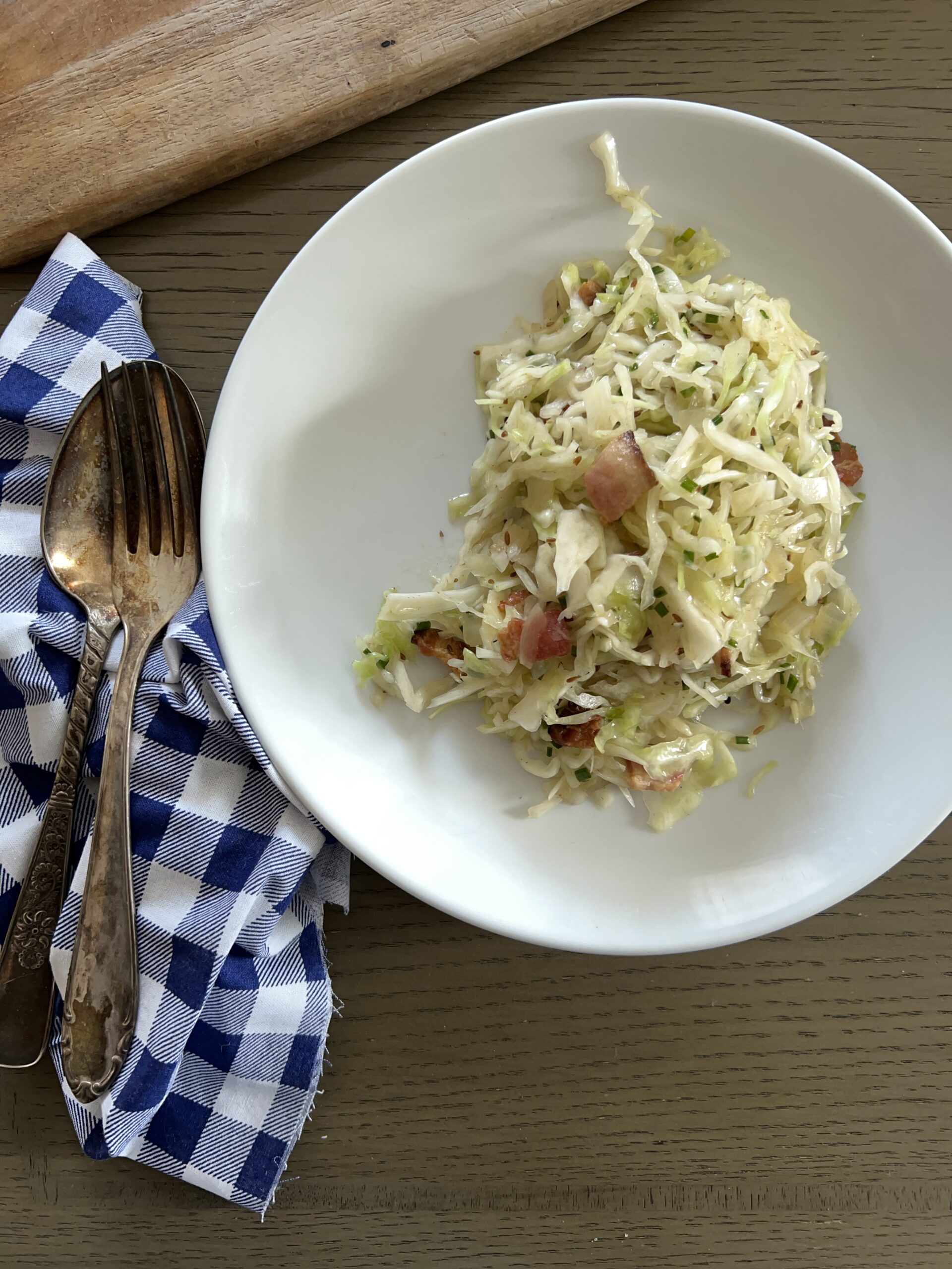 Cabbage Salad with Bacon