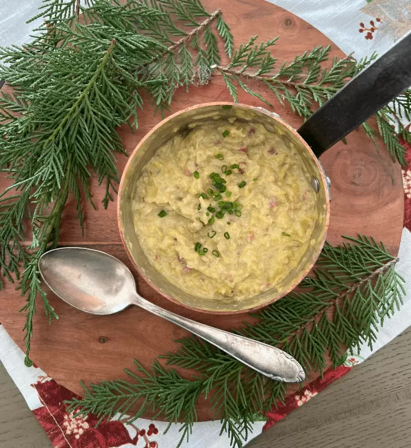 Creamy Savoy cabbage